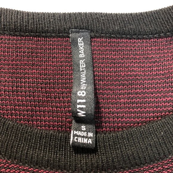 W118 by Walter Baker Purple & Faux Leather Dress - Picture 4 of 8